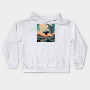 Area 51 art Kids Hoodie